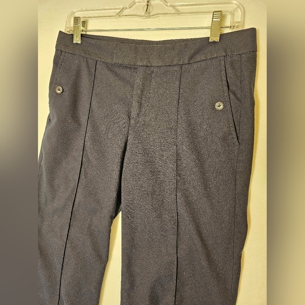 Banana Republic Navy Cropped Dress Pants Women's Size 2 - Picture 7 of 7